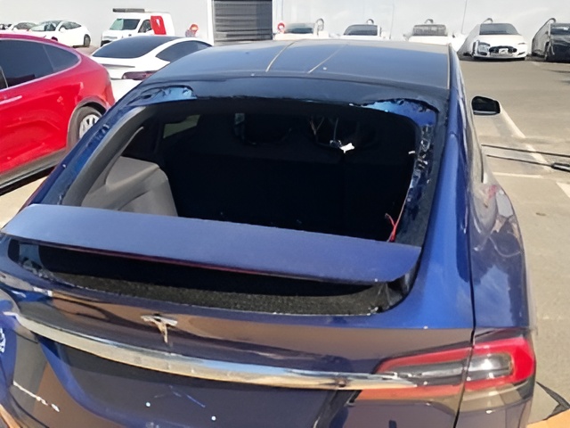 Technician installing new rear windshield with factory-grade seal